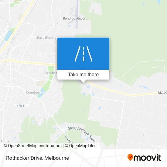 Mapa Rothacker Drive