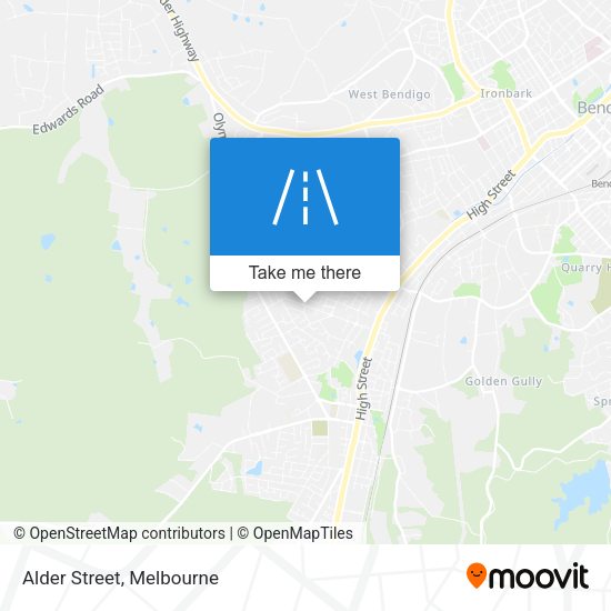 Alder Street map