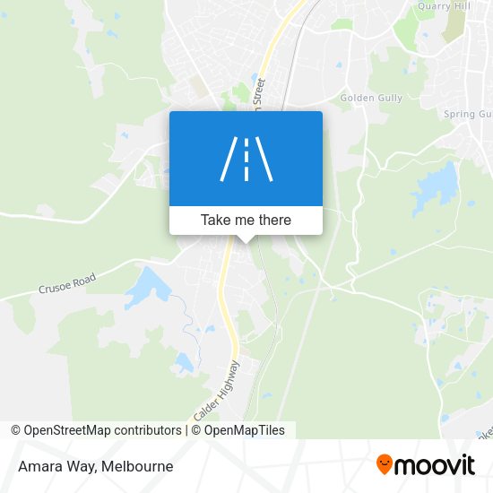 Amara Way map