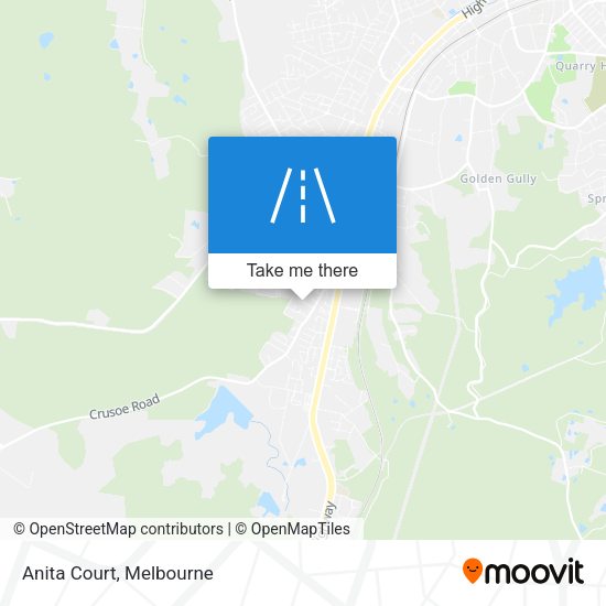 Anita Court map