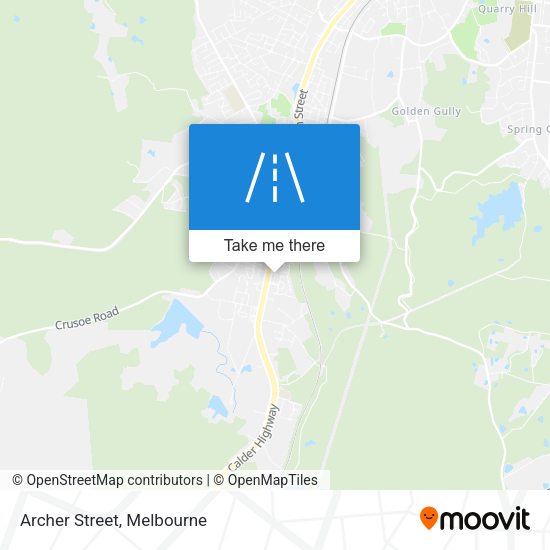 Archer Street map