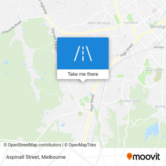 Aspinall Street map