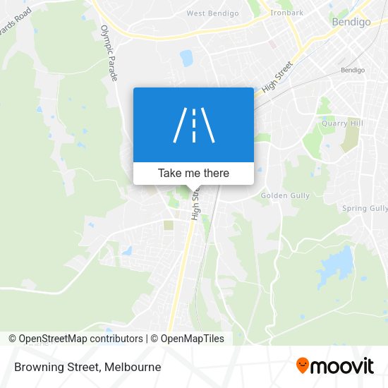 Browning Street map