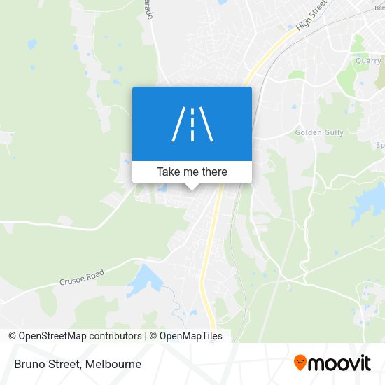 Bruno Street map