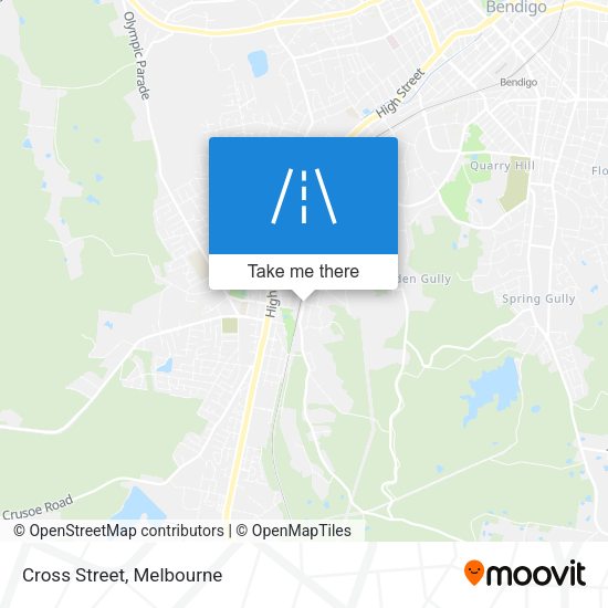 Cross Street map