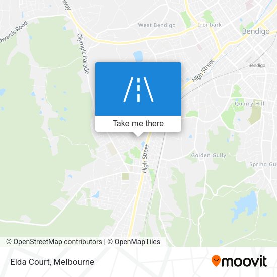 Elda Court map