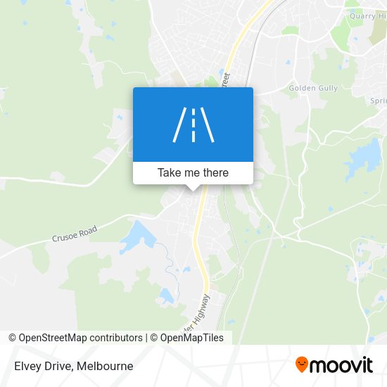 Elvey Drive map