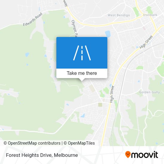 Forest Heights Drive map