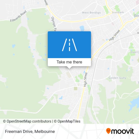 Freeman Drive map
