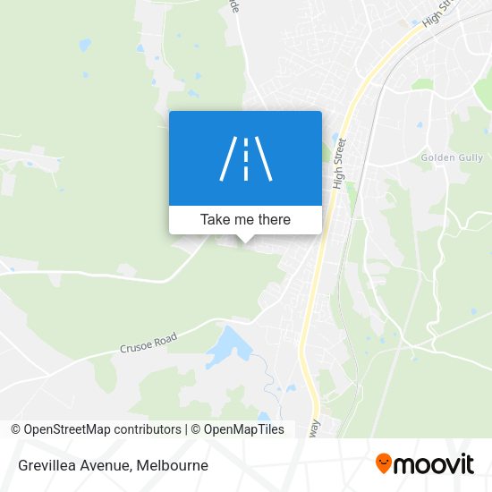 Grevillea Avenue map