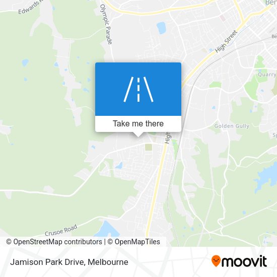 Jamison Park Drive map