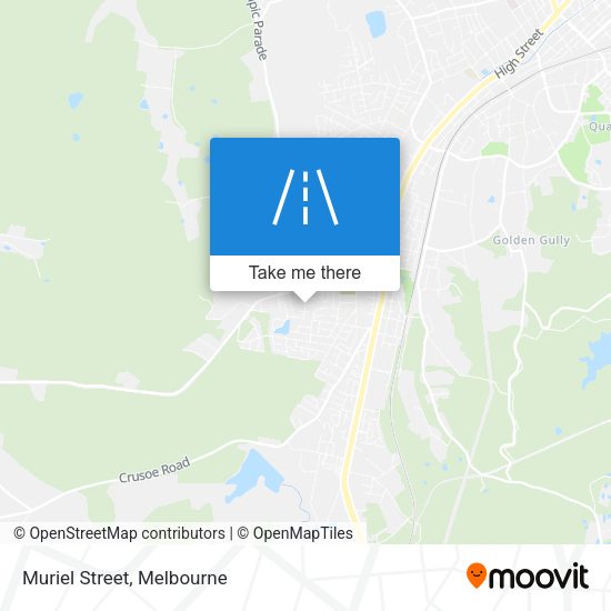 Muriel Street map