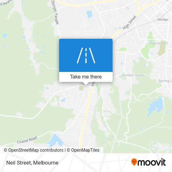 Neil Street map