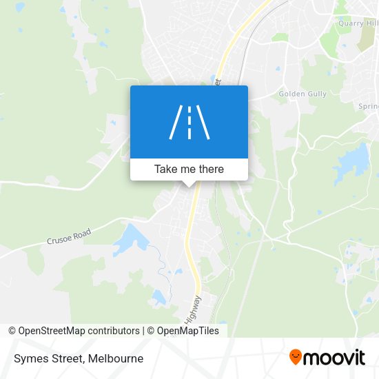 Symes Street map