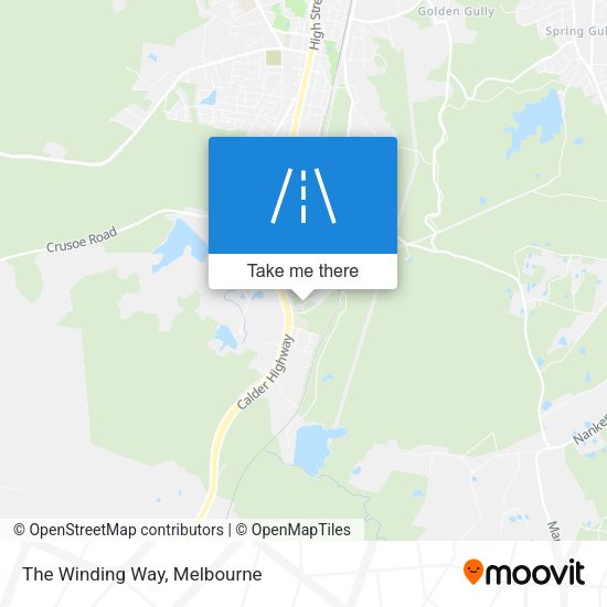 The Winding Way map
