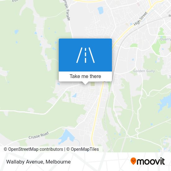 Wallaby Avenue map