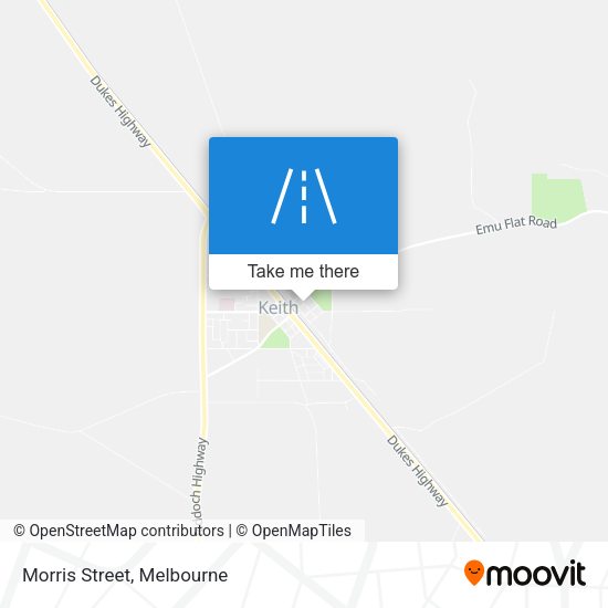 Morris Street map