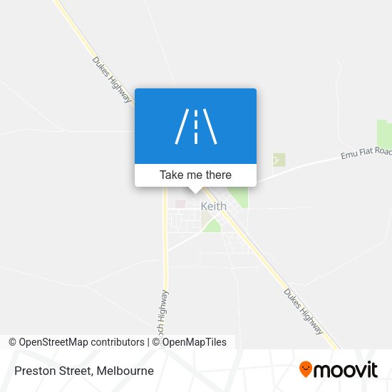 Preston Street map
