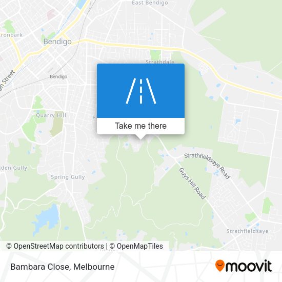Bambara Close map