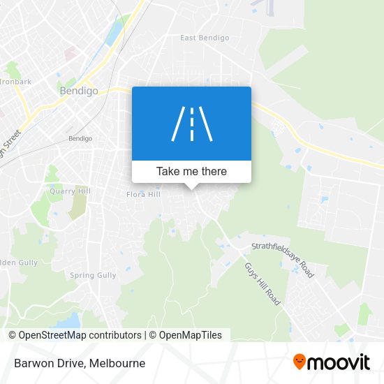 Barwon Drive map