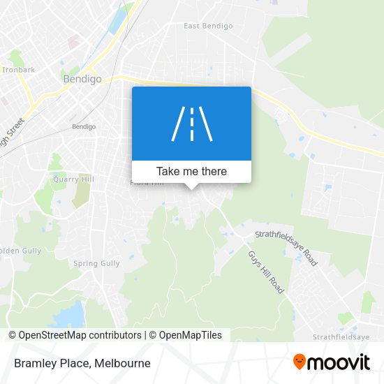 Bramley Place map