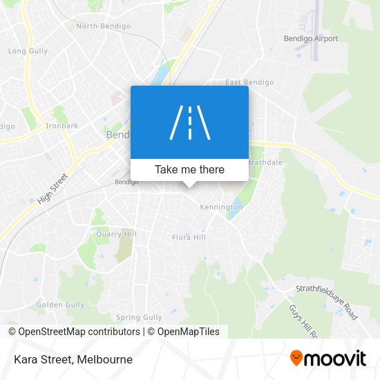 Kara Street map