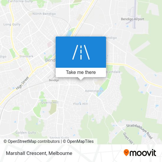 Marshall Crescent map