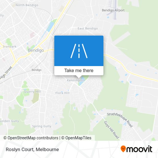 Roslyn Court map