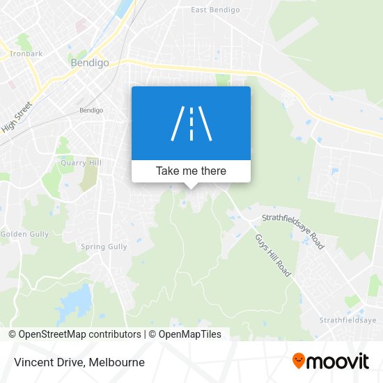 Vincent Drive map