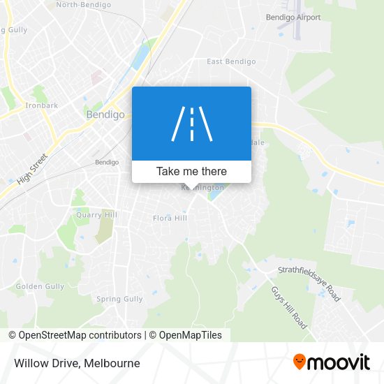 Willow Drive map