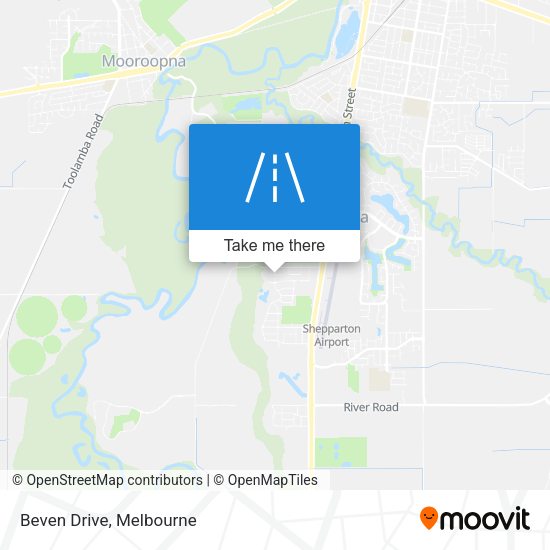 Beven Drive map