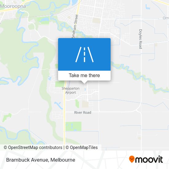 Brambuck Avenue map