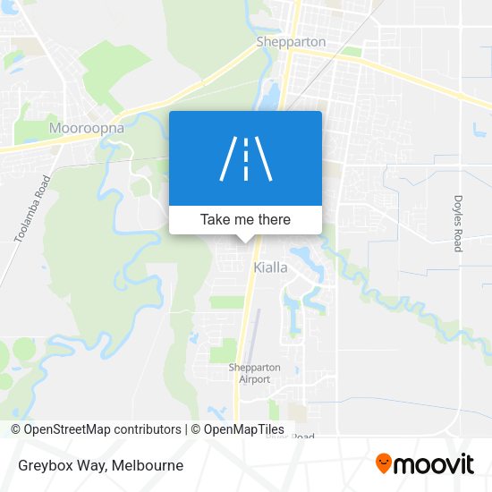 Greybox Way map