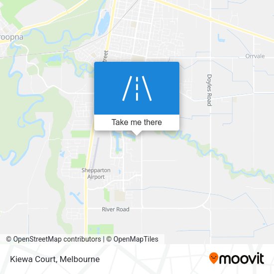 Kiewa Court map