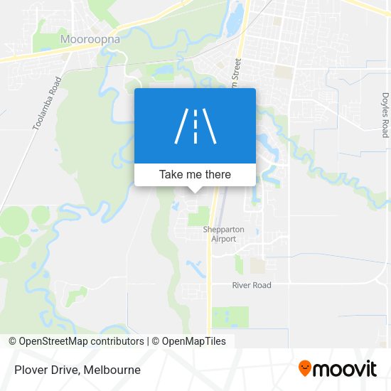 Plover Drive map