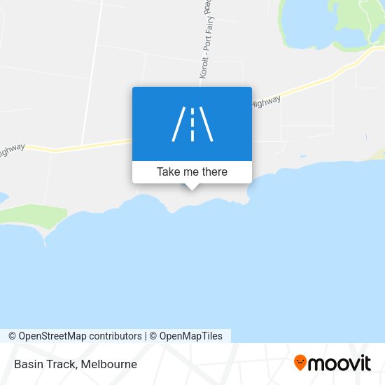 Basin Track map