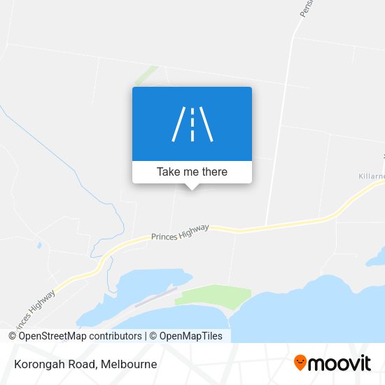 Korongah Road map