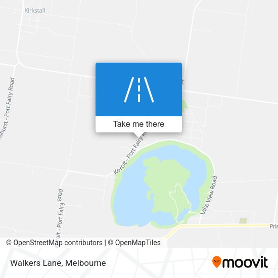 Walkers Lane map