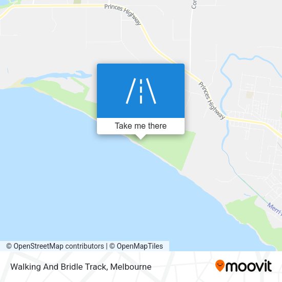 Walking And Bridle Track map