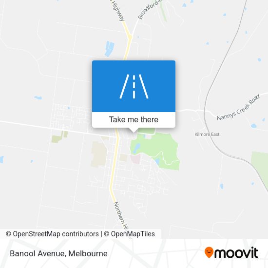 Banool Avenue map