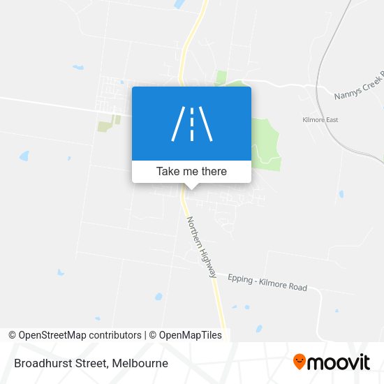 Broadhurst Street map