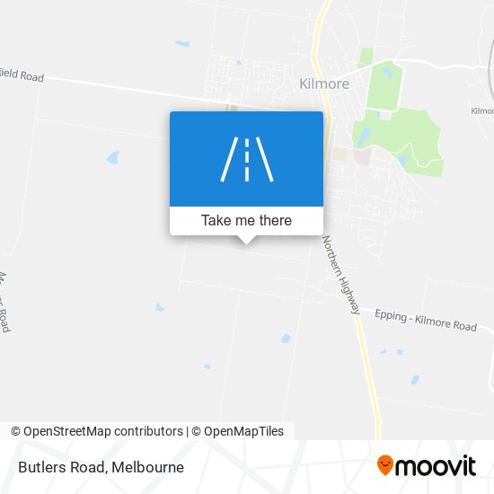Butlers Road map