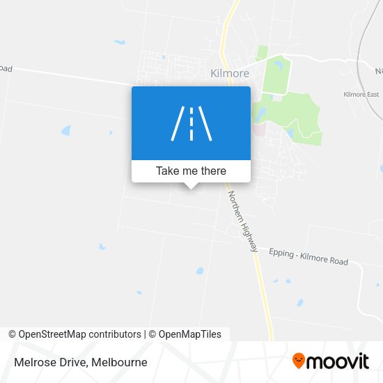 Melrose Drive map
