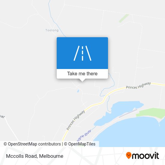 Mccolls Road map