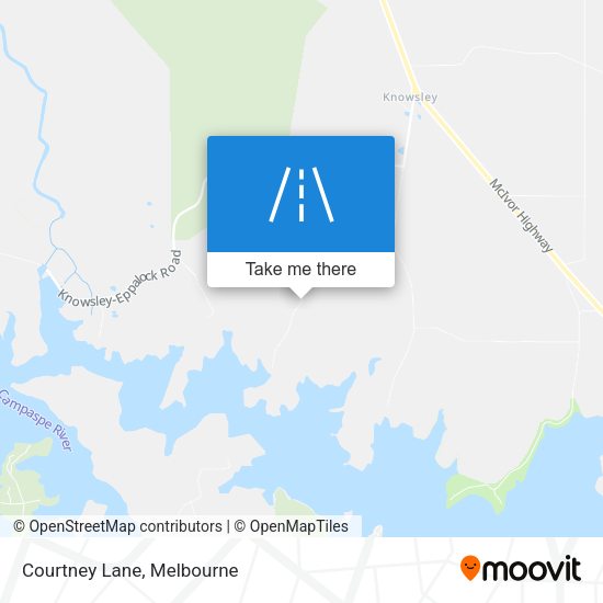 Courtney Lane map