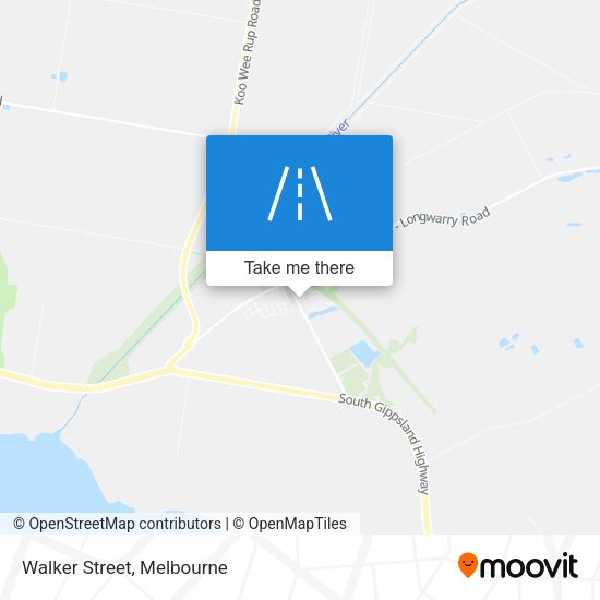 Walker Street map