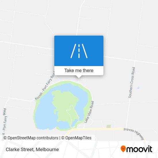 Clarke Street map