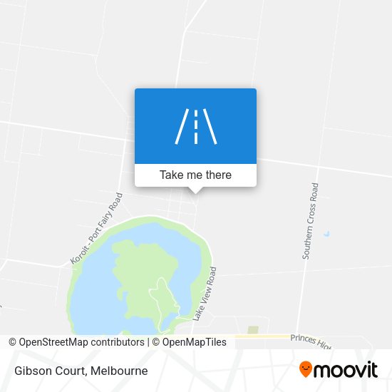 Gibson Court map