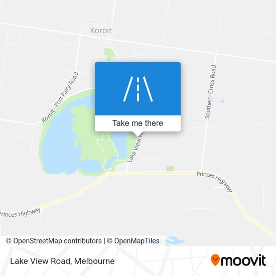 Lake View Road map