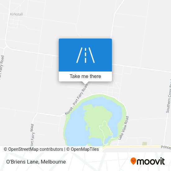 O'Briens Lane map